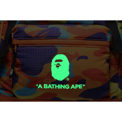 GRID CAMO GLOW IN THE DARK PADDING DAYPACK KIDS