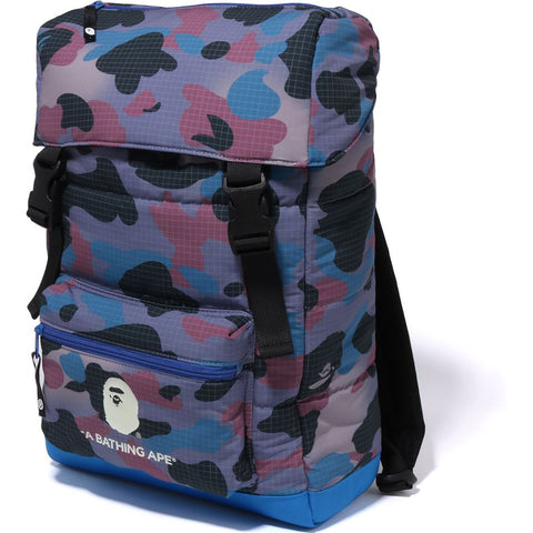 GRID CAMO GLOW IN THE DARK PADDING DAYPACK KIDS