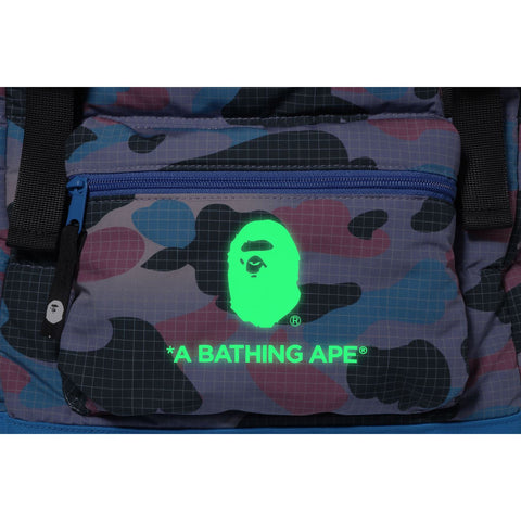 GRID CAMO GLOW IN THE DARK PADDING DAYPACK KIDS