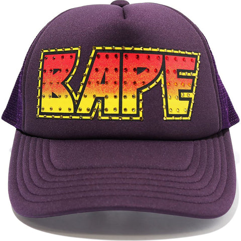 BAPE CRYSTAL STONE MESH CAP MENS