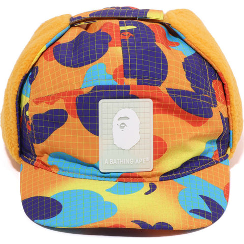 GRID CAMO PADDED EARMUFFS CAP KIDS