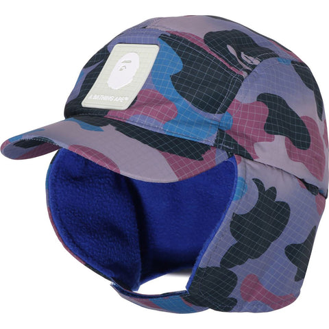 GRID CAMO PADDED EARMUFFS CAP KIDS