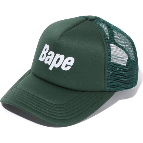 BAPE LOGO MESH CAP BAPEC MENS