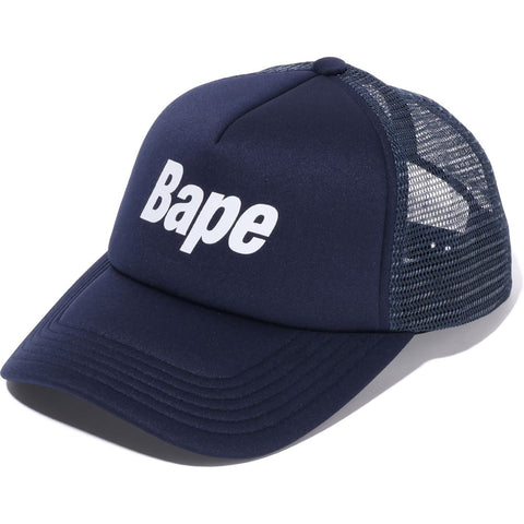 BAPE LOGO MESH CAP BAPEC MENS