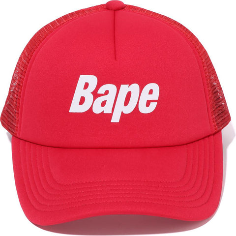 BAPE LOGO MESH CAP BAPEC MENS