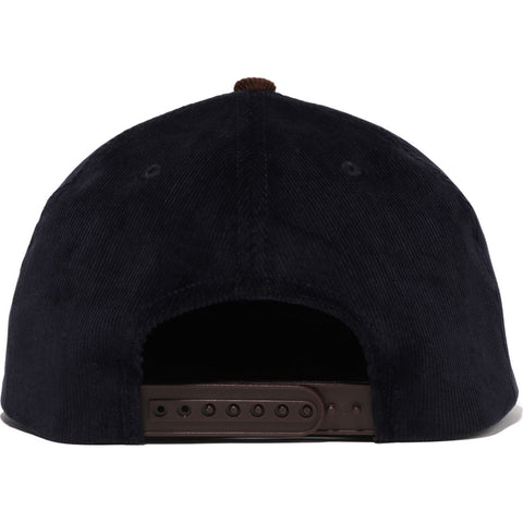 CORDUROY COLLEGE SNAP BACK CAP MENS