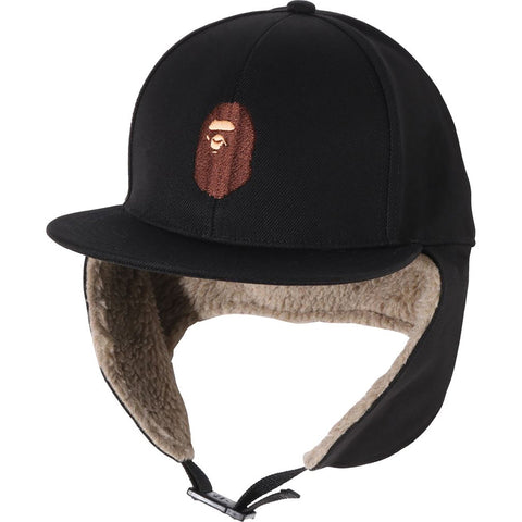 APE HEAD EARMUFFS CAP MENS