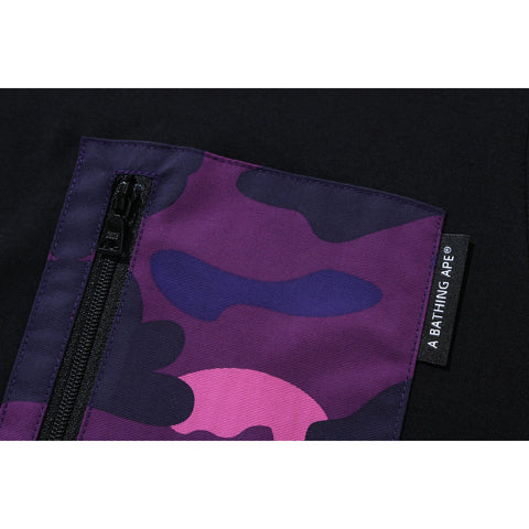COLOR CAMO POCKET WIDE TEE LADIES