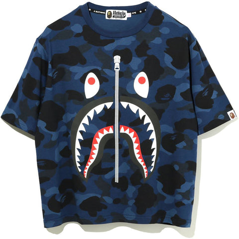 COLOR CAMO REFLECTOR SHARK WIDE TEE LADIES