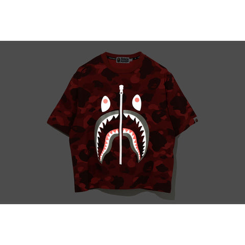 COLOR CAMO REFLECTOR SHARK WIDE TEE LADIES