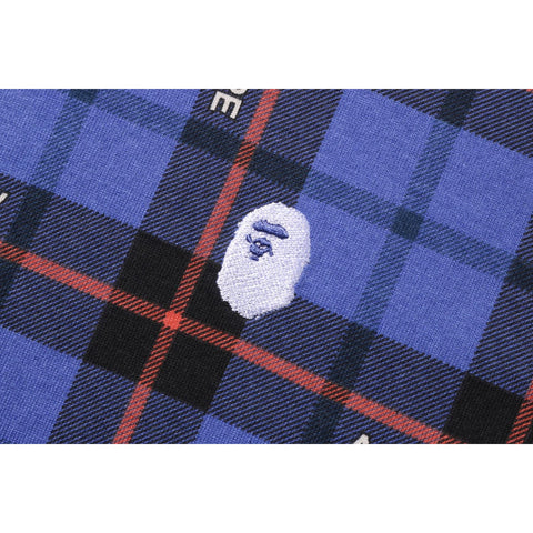 BAPE CHECK RELAXED FIT ONE POINT TEE MENS