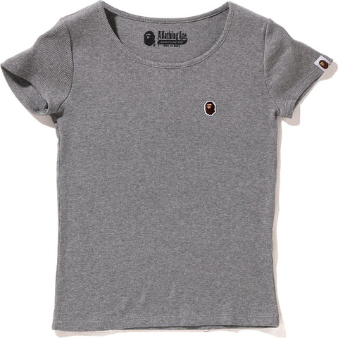 APE HEAD ONE POINT RIB TEE LADIES