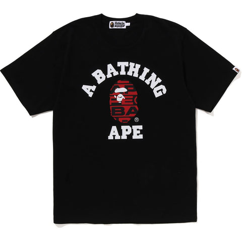 LUX SPORT PATTERN COLLEGE TEE MENS