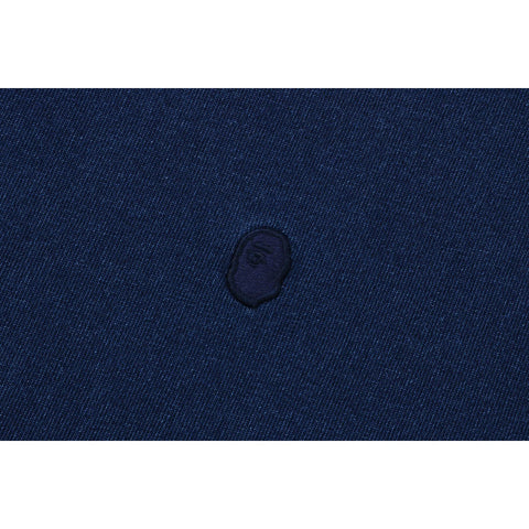 APE HEAD ONE POINT INDIGO TEE MENS