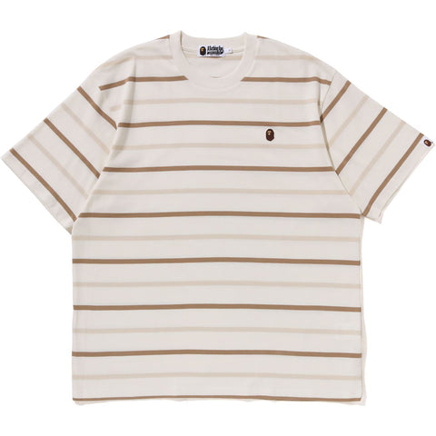 APE HEAD ONE POINT STRIPE TEE MENS