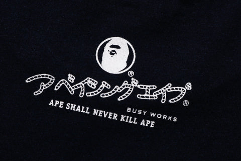 APE HEAD INDIGO TEE MENS