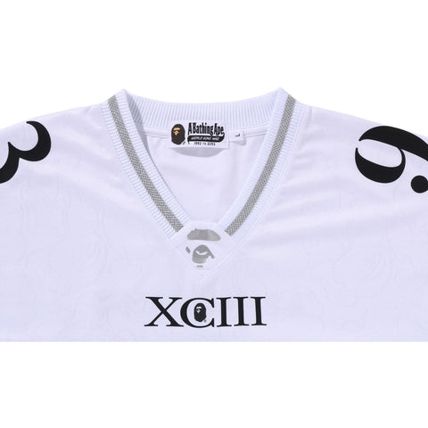 LINE CAMO MULTI LOGO RELAXED FIT FOOTBALL JERSEY MENS