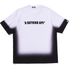 SPRAY PRINT BATHING APE LOGO RELAXED FIT TEE M