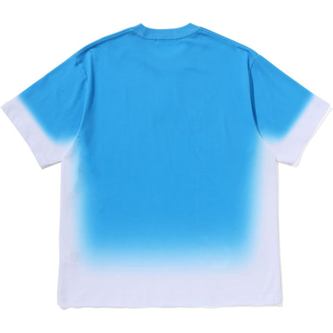 SPRAY PRINT BATHING APE LOGO RELAXED FIT TEE M