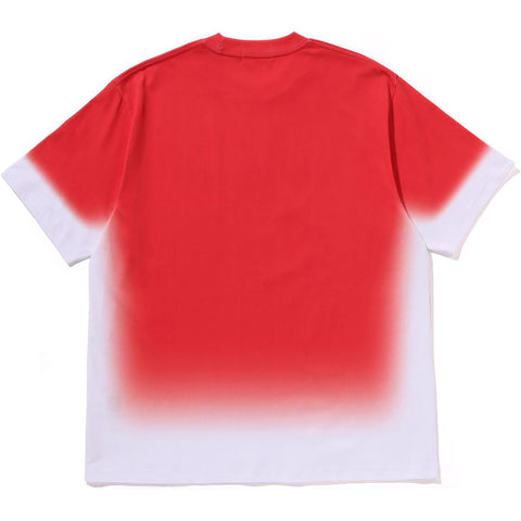 SPRAY PRINT BATHING APE LOGO RELAXED FIT TEE M