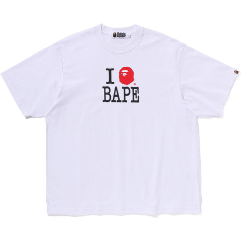 BAPE LOGO INSIDE OUT RELAXED FIT TEE MENS
