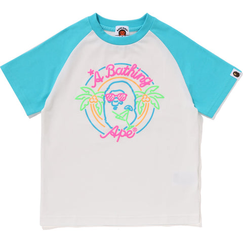 NEON APE HEAD TEE KIDS