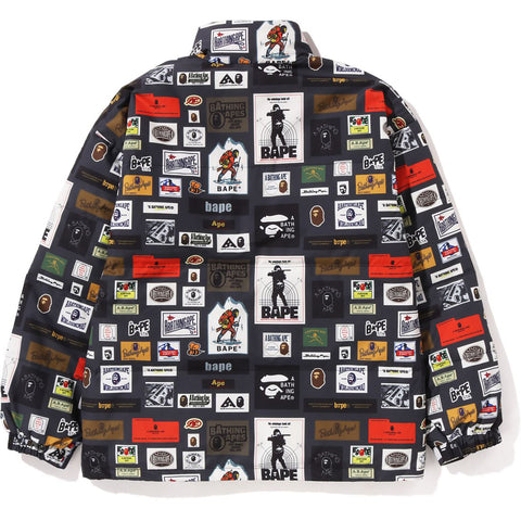 BAPE MULTI LABEL RELAXED FIT DOWN JACKET MENS