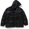 A BATHING APE MEN'S SHARK HEAD DOWN JACKET RELAXED FIT