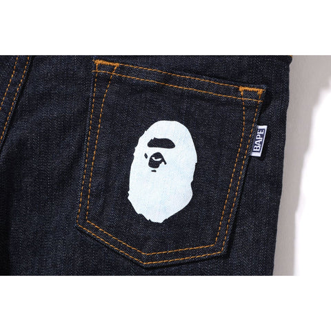 BAPE PATCH DENIM PANTS KIDS