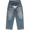 FAKE PRINT STA LOOSE FIT DENIM PANTS MENS