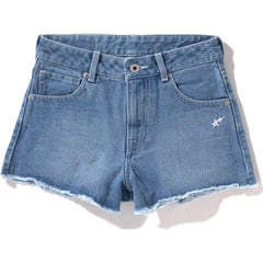 APE HEAD STITCHED DENIM SHORTS LADIES