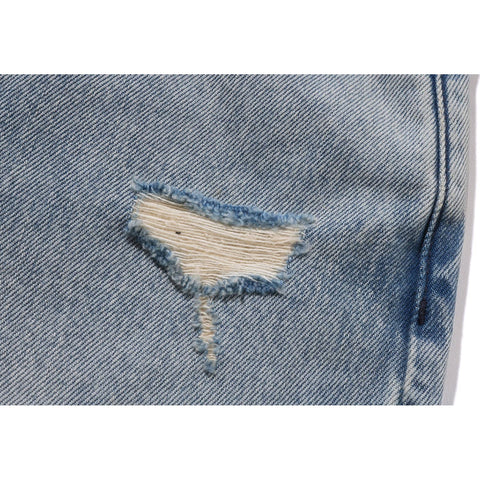 DESTROYED STA RELAXED FIT 13OZ DEMIN SHORTS MENS