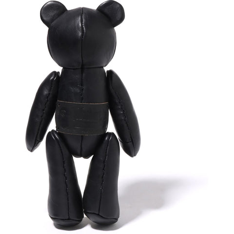 SOLID CAMO LEATHER BEAR PLUSH DOLL 25CM
