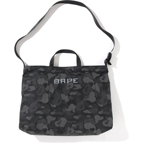 ABC DOT REFLECTIVE SHOULDER TOTE MENS