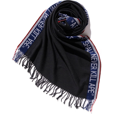 A BATHING APE BIG STOLE LADIES