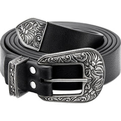 BAPE BLACK SILVER BUCKLE BELT MENS
