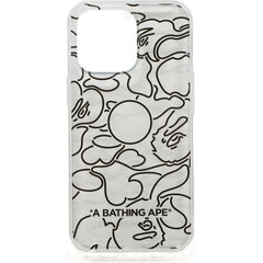 NEON CAMO IPHONE 13 PRO CLEAR CASE