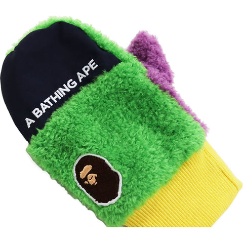 MULTI BOA APE HEAD MITTENS KIDS