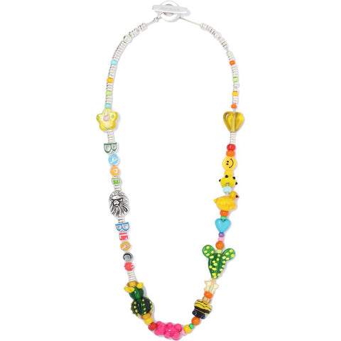 BAPE BLACK BEADING NECKLACE (48CM) MENS