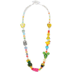 BAPE BLACK BEADING NECKLACE (48CM) MENS