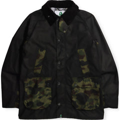 BARBOUR X BAPE 1ST CAMO BEDALE JACKET MENS
