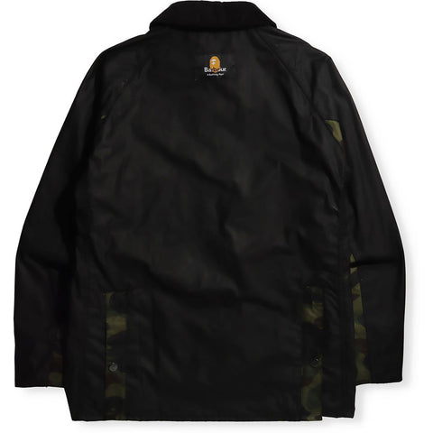 BARBOUR X BAPE 1ST CAMO BEDALE JACKET MENS