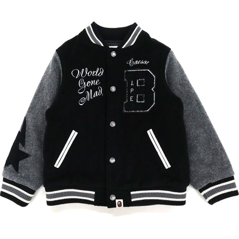 BAPE CREW VARSITY JACKET KIDS