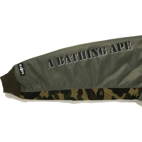 BAPE STENCIL LOOSE FIT MA-1 MENS