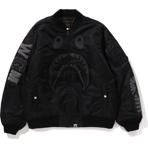 BAPE MENS SHARK MA-1 BOMBERS JACKET