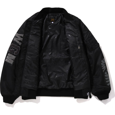 BAPE MENS SHARK MA-1 BOMBERS JACKET