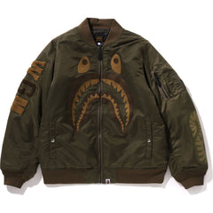 BAPE MENS SHARK MA-1 BOMBERS JACKET