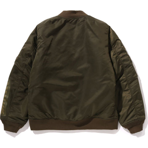 BAPE MENS SHARK MA-1 BOMBERS JACKET