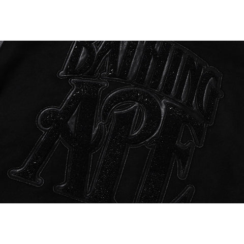 LINE CAMO MULTI LOGO WOOL VARSITY JACKET MENS