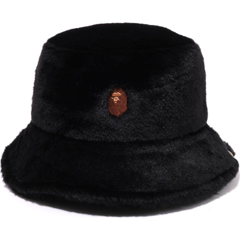 ONE POINT FUR BUCKET HAT LADIES